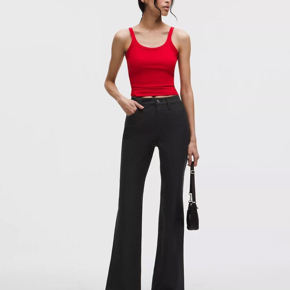 Lululemon easyfive high rise subtle flare